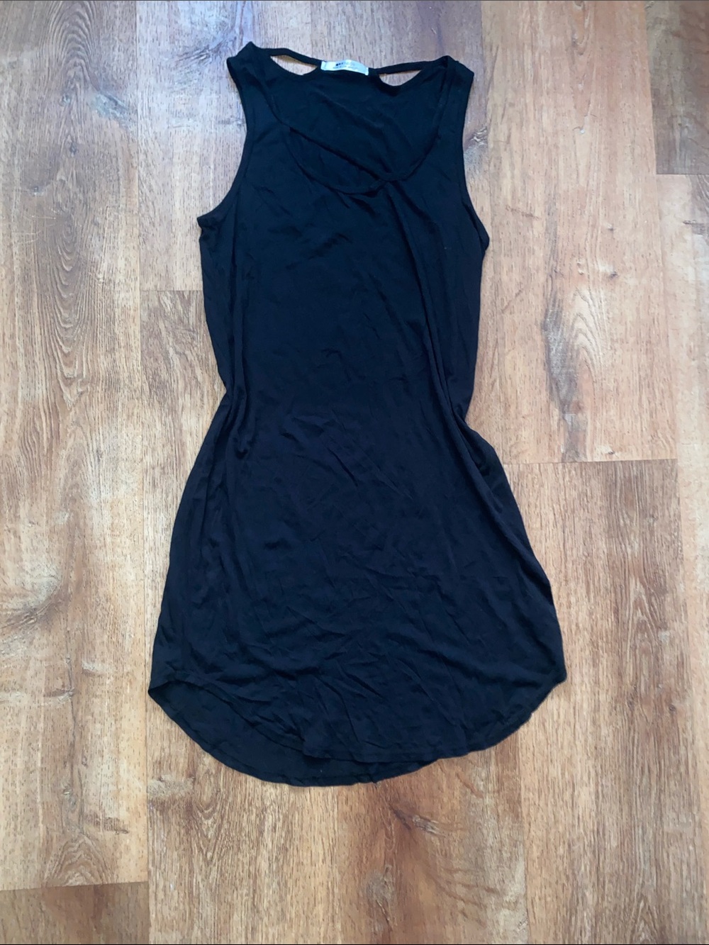 LAmade Black Sleeveless Midi Dress